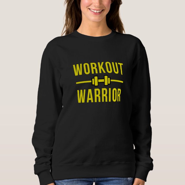 Sweatshirt Salle De Sport Guerrier (Devant)