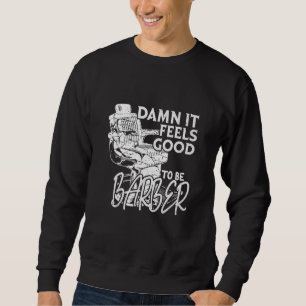 Sweatshirt Salon de coiffure pour hommes Barbier Coiffeur Coi