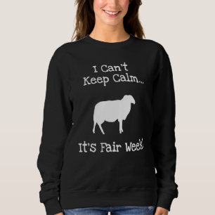 Sweatshirt Salon d'État et de comté - Show Sheep Livestock An