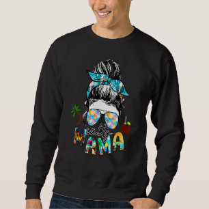 Sweatshirt Salty Mama Hello Summer Beach Summertime Messy Bu