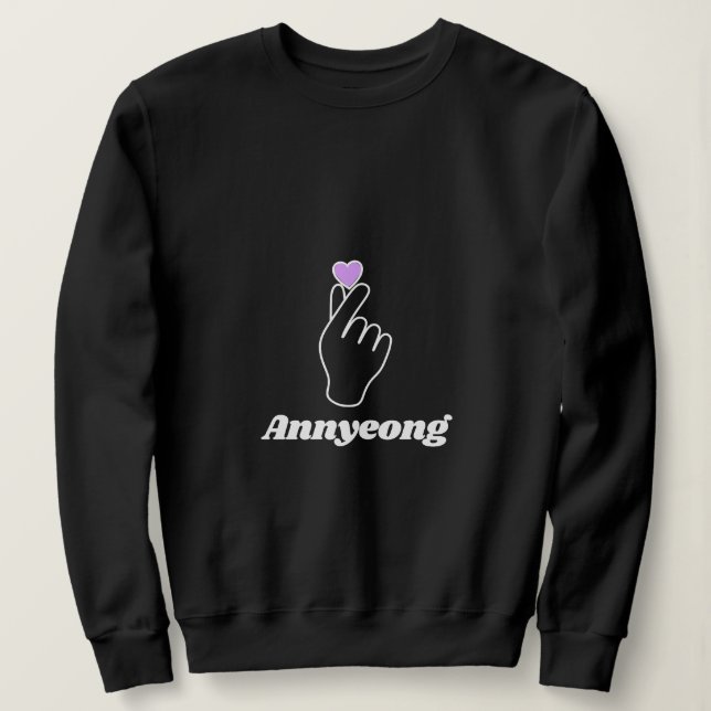 Sweatshirt Salut, joli t-shirt (Design devant)