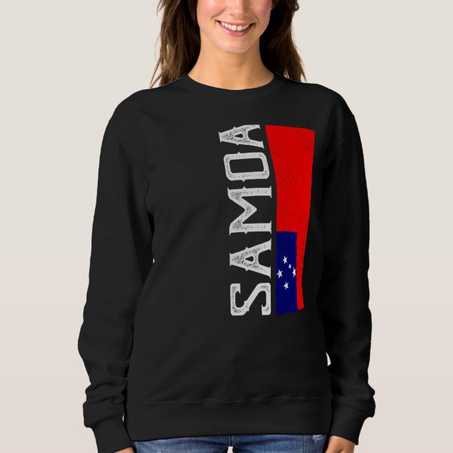 Sweatshirt Samoa Heritage Pride Pays Soutien Drapeau Samoan (Devant)