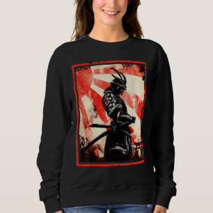Sweatshirt Samouraï Japonais Bushido Ronin Soleil Levant Kata