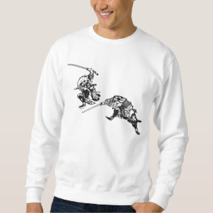 Sweatshirt Samouraïs 2 de manga de Hokusai