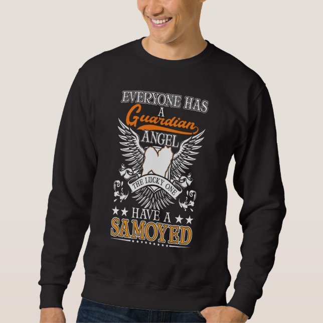 Sweatshirt Samoyède Ange Gardien Samoyède (Devant)