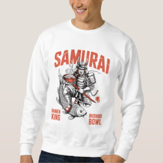 Sweatshirt Samurai Ramen – Nourriture asiatique de guerrier j