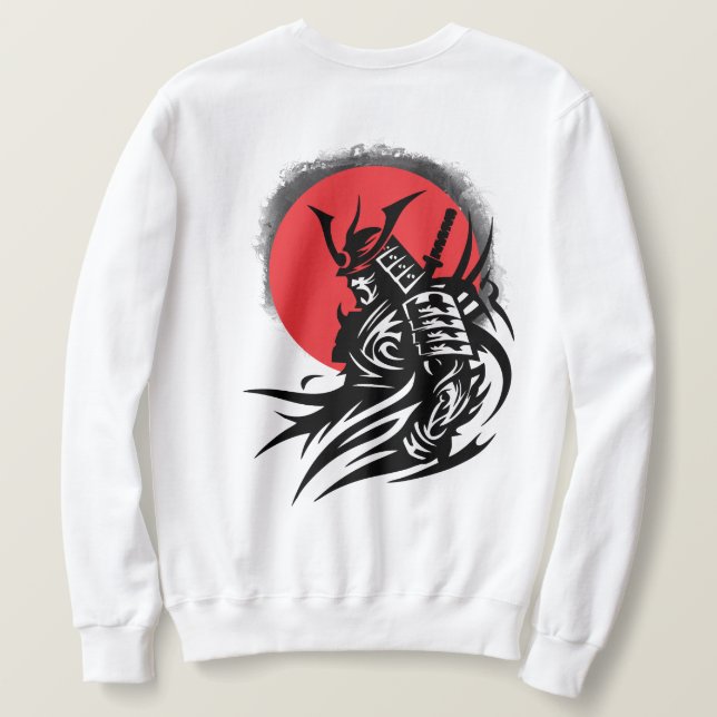 Sweatshirt Samurai Warrior avec T-shirt Sun Graphic (Design dos)