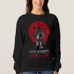 Sweatshirt Samurais Le Fort Vivra La Fleur De Cerisier O