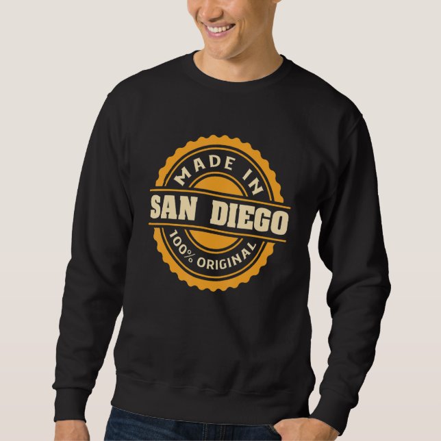 Sweatshirt San Diego Ville natale (Devant)