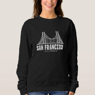 Sweatshirt San Francisco California Bridge Ca Voyage Vacances