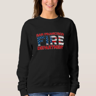 Sweatshirt San Francisco California Fire Secourt Department W