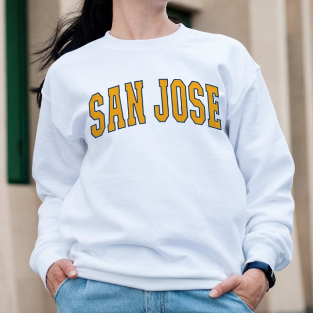 Sweatshirt San Jose California Vintage College Style (Créateur téléchargé)