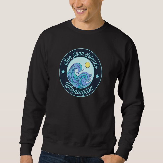 Sweatshirt San Juan Islands Wa Washington Souvenir Nautique S (Devant)
