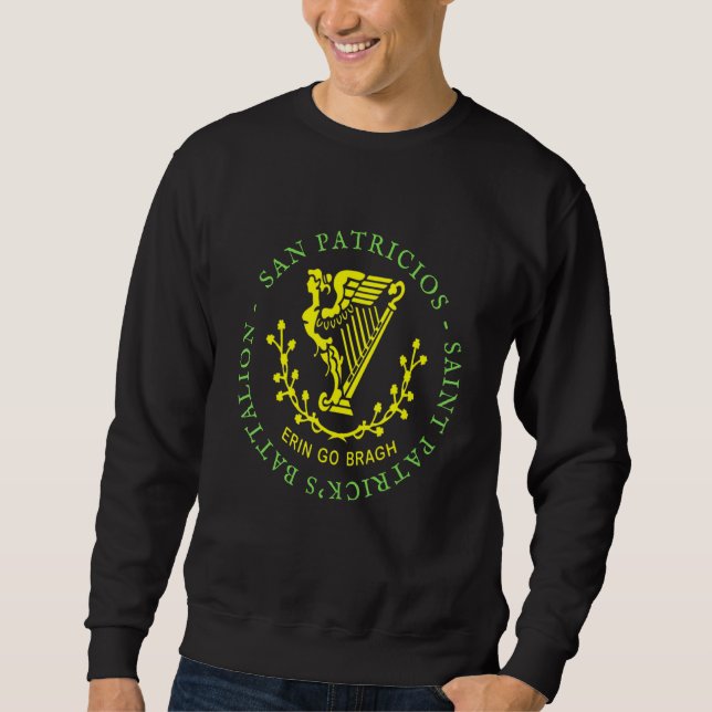 Sweatshirt San Patricios Bataillon Saint Patrick (Devant)