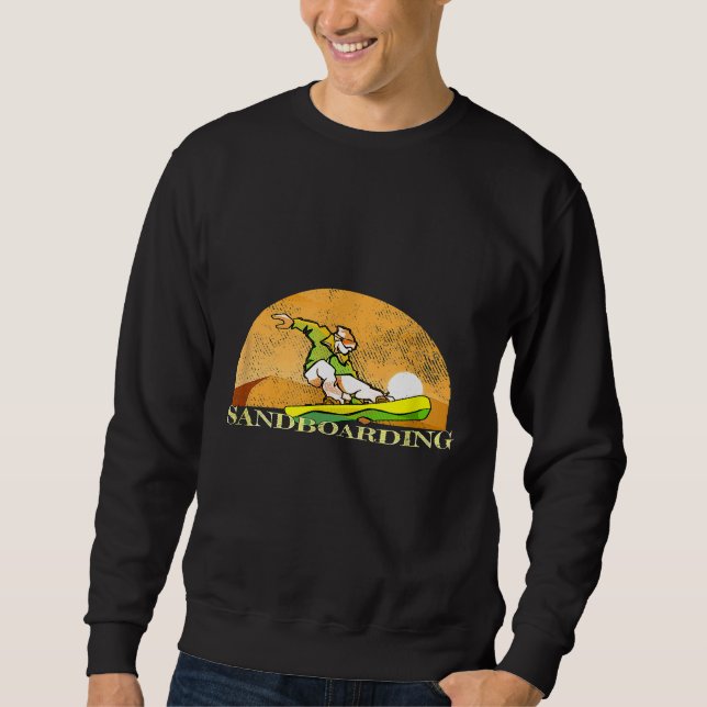 Sweatshirt Sandboard et planche à voile (Devant)