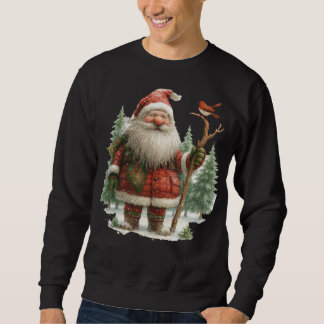 Sweatshirt Santa and the Winter Songbird