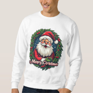 Sweatshirt Santa Claus Graphic Tee - Spread Holiday Joy