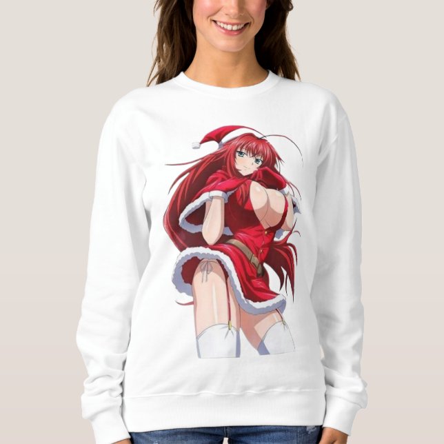 Sweatshirt Santa Diva Anime Winter OutfitT-Shirt (Devant)