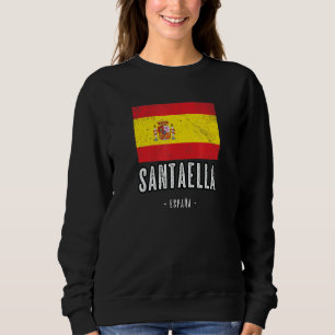 Sweatshirt Santaella Espagne ES Drapeau Ville - Bandera Ropa