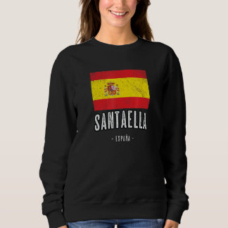 Sweatshirt Santaella Espagne ES Drapeau Ville - Bandera Ropa