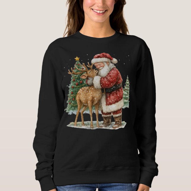 Sweatshirt Santa's Gentle Hug (Devant)
