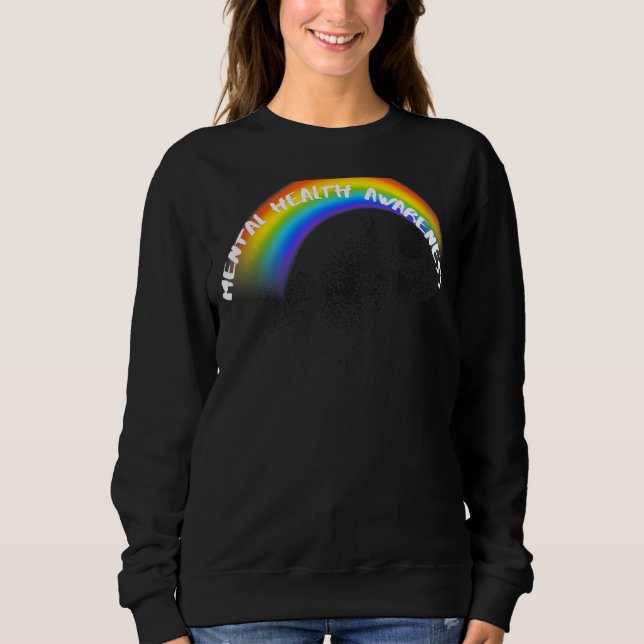 Sweatshirt Santé Mentale Lgbtq Pride Soccer (Devant)