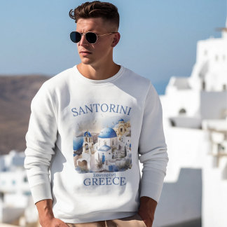 Sweatshirt Santorini Greece Beautiful Paradise
