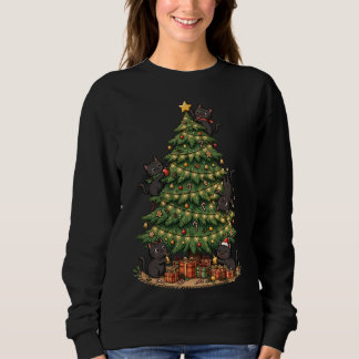 Sweatshirt Sapin de Noël pour Chat en Fête