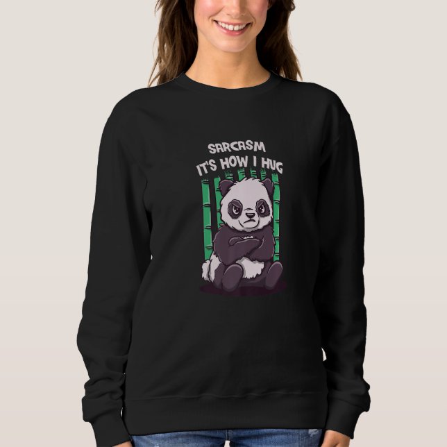 Sweatshirt Sarcasme C'Est Comme Je Serre Dans Mes Enceintes A (Devant)