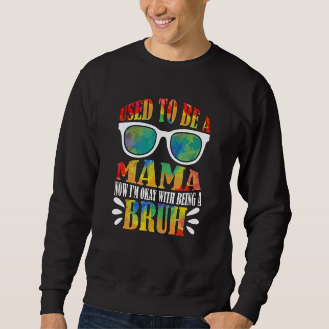 Sweatshirt Sarcastique Bruh Maman Dit (Devant)