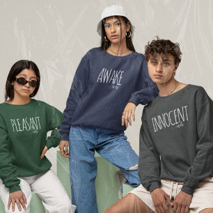 Sweatshirt Sarcastique fatigué réveil adolescent lycée