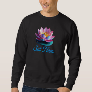 Sweatshirt Sat Nam - Kundalini Yoga Fleur spirituelle Lotus