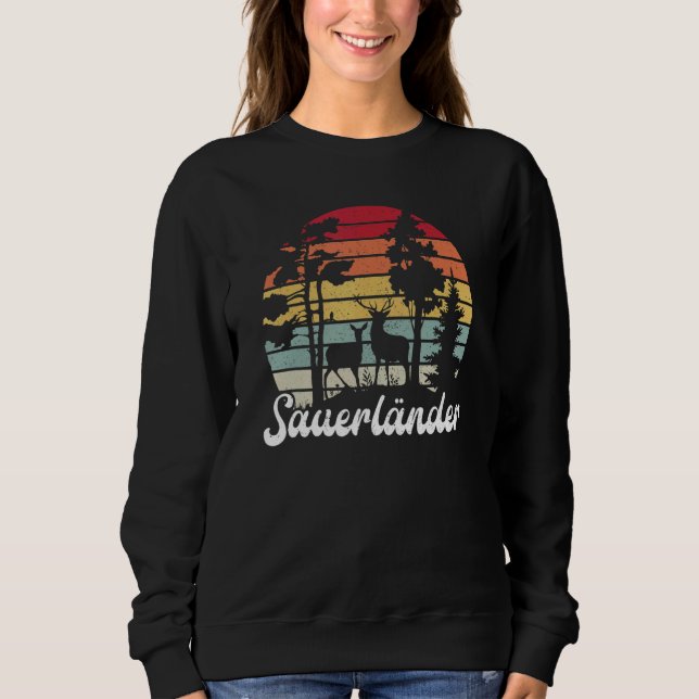 Sweatshirt Sauerland Germany Sauerlander German Hiking 14 (Devant)