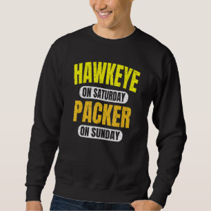 Sweatshirt Saumon-Faucon Le Samedi Paquet Le Dimanche Green B