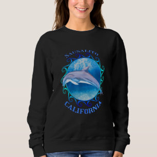 Sweatshirt Sausalito Californie Vacances Souvenir Dauphin