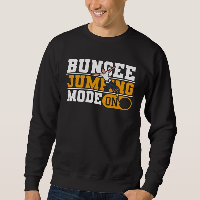 Sweatshirt Saut à l'élastique Mode Adrénaline  Sauteur à l'él (Devant)