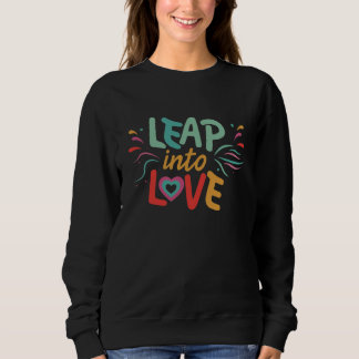 Sweatshirt "Saute dans l'amour."