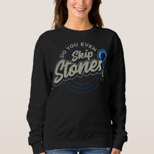Sweatshirt Sautez-Vous Même Les Pierres Grunge Retro Vintage