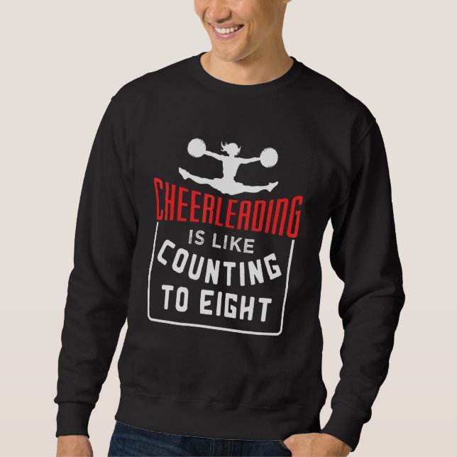 Sweatshirt Sauts Cheerleading Pour Filles Et Femmes (Devant)