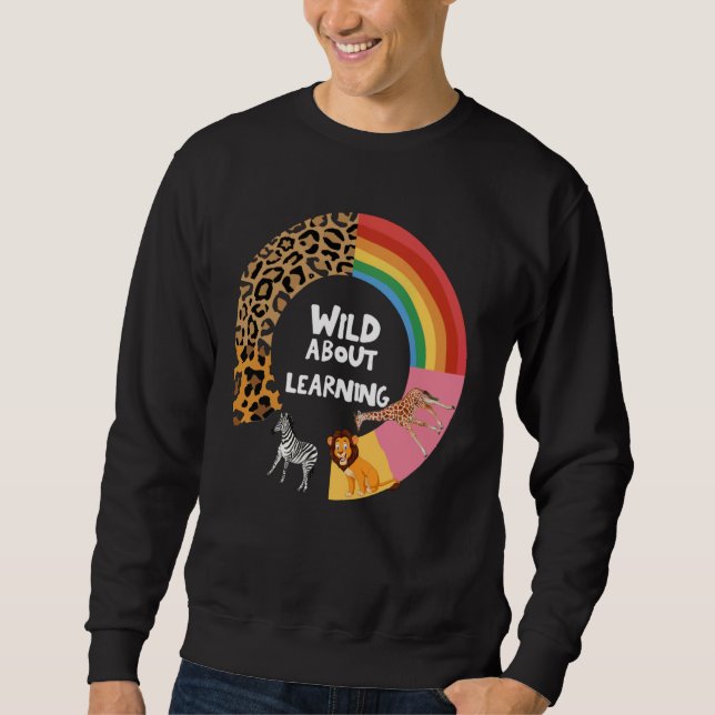 Sweatshirt Sauvage À Propos De L'Apprentissage Squad Premier  (Devant)