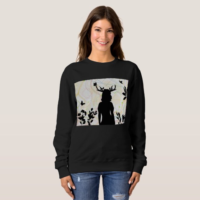 Sweatshirt Sauvage avec la nature (Devant entier)