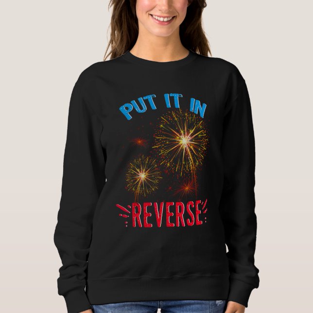 Sweatshirt Sauvegarder Terry Placez-Le En Reverse 4 juillet F (Devant)