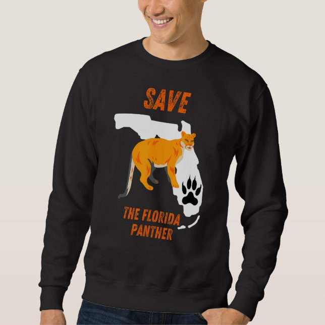 Sweatshirt Sauvez La Panthère De Floride (Devant)