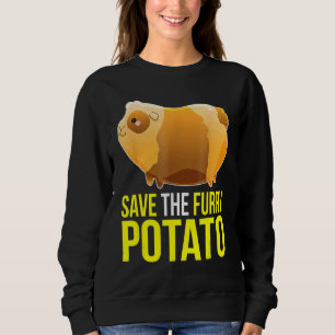 Sweatshirt Sauvez La Pomme De Terre Fraîche Guinéenne Pig Pet