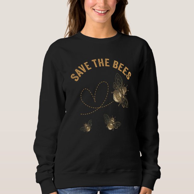Sweatshirt Sauvez les abeilles (Devant)