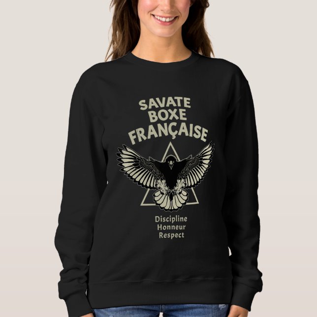 Sweatshirt Savate French Kickboxing Eagle (Devant)