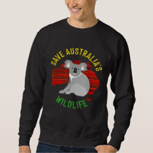 Sweatshirt Save Australias Wildlife Koala