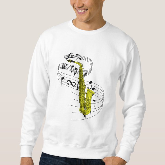 Sweatshirt Saxophone (Devant)