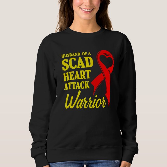 Sweatshirt SCAD Attaque cardiaque Survivor Life Future US War (Devant)