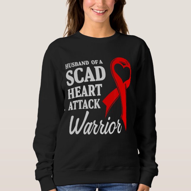 Sweatshirt SCAD Attaque cardiaque Survivor Life Future US War (Devant)